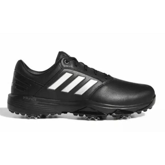 Adidas 360 Bounce Spiked PGA Golf Tour Shoes Black Silver Mens 8.5 New main image 4